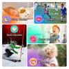 1.85" Kids Watch, AI(Translation/Q&A/Watch Face/Image Recognition)Smartwatches with Heart Rate,Sleep Monitor,Video Music Pedometer,NO APP/Phone, Gifts for 3-12 Years old Boys Girls(Built-in AI, Black) view 3