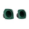 Advanblack 2024 Road Glide Lower Fairing Speaker Pods Color-Matched 6.5" Speaker Pods Fit for 2023.5-2025 Harley Touring FLTRX RG/SG FLHX (Alpine Green) view 2