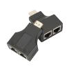 LINGQE LccKaa 1 Pair 1080P HDMI RJ45 CAT5E CAT6 UTP LAN Ethernet HDMI Extender Repeater Adapter Extension to 30m for HDTV HDPC view 2