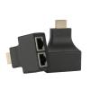 LINGQE LccKaa 1 Pair 1080P HDMI RJ45 CAT5E CAT6 UTP LAN Ethernet HDMI Extender Repeater Adapter Extension to 30m for HDTV HDPC view 4