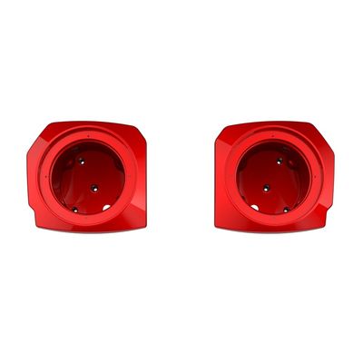 Advanblack 2024 Road Glide Lower Fairing Speaker Pods Color-Matched 6.5" Speaker Pods Fit for 2023.5-2025 Harley Touring FLTRX RG/SG FLHX (Brilliant Red)