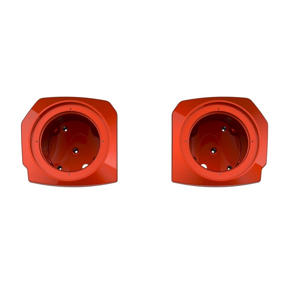 Advanblack 2024 Road Glide Lower Fairing Speaker Pods Color-Matched 6.5" Speaker Pods Fit for 2023.5-2025 Harley Touring FLTRX RG/SG FLHX (Whiskey Firestorm)