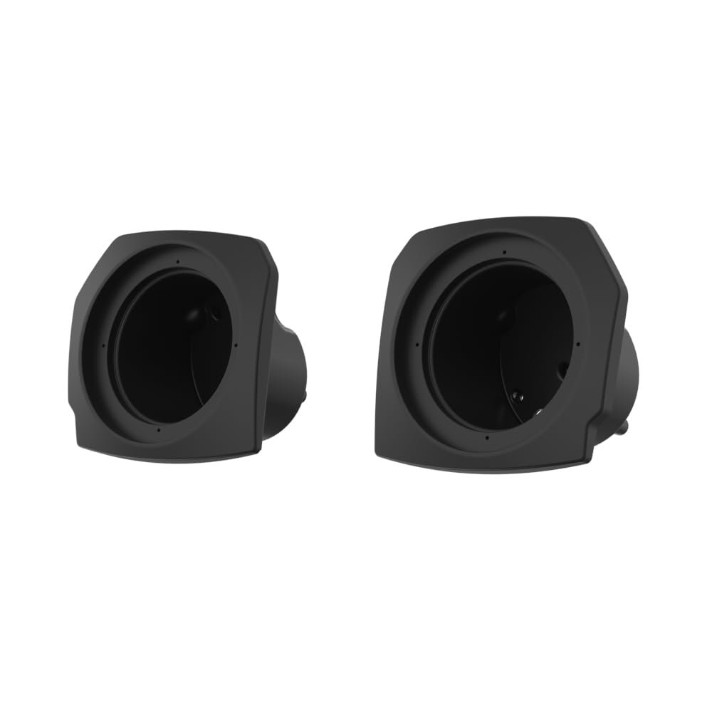 Advanblack 2024 Road Glide Lower Fairing Speaker Pods Color-Matched 6.5" Speaker Pods Fit for 2023.5-2025 Harley Touring FLTRX RG/SG FLHX (Raven Metallic)