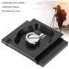 Camera Loading Plate Aluminum Alloy Durable Lightweight Easy Install Compatible with DSLR Mirrorless Cameras Black 53 x 43mm view 4
