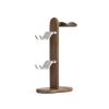 BJOHVPPS Headphone Stand, Wooden Desktop Headphone Stand Universal Headset Holder Hanger Mount Aluminum with Protective Silicone Pad, Gaming Headset Accessories(Silver) view 1
