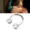5.4 Headphones, Wireless Over Ear Headphones with Noise Canceling Pro, Dynamic Bass, ANC On-45 Hours, ANC Off-50 Hours, 500mAh, for Travel, Working, Everyday Use, Lightweight (Brown) view 4