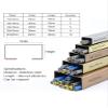1meter Long Self-Adhesive Wall Cable Sleeve, Floor Cable Duct,Small/Large Under Desk Cable Management Kit, Waterproof Kitchen Bathroom Cable Fixer .(Black,20x10mm/0.8X0.4 in) view 2