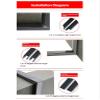 1meter Long Self-Adhesive Wall Cable Sleeve, Floor Cable Duct,Small/Large Under Desk Cable Management Kit, Waterproof Kitchen Bathroom Cable Fixer .(Black,20x10mm/0.8X0.4 in) view 4