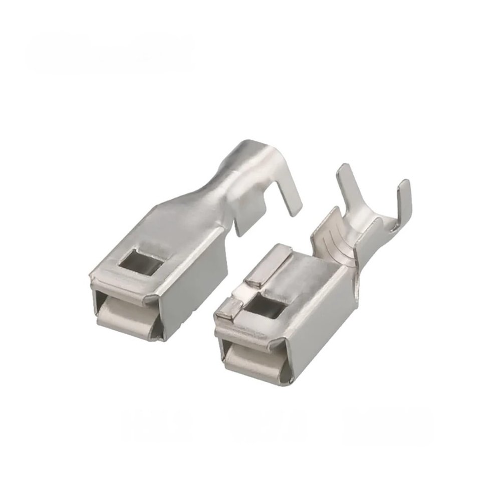 10-100 Pcs Auto Car Splices Wire Terminal G211 Crimp Loose Pins Terminals Fuse Box Metal 6.3 MM Pins for Automotive Connector(10Pcs)