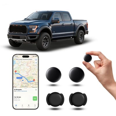 Mini GPS Tracker for Vehicles  Hidden Magnetic Car Tracker Device, Real-Time GPS Tracking for Kids, Car, Pets, No Monthly Fee, Works with Apple Find My, Vehicle Locator