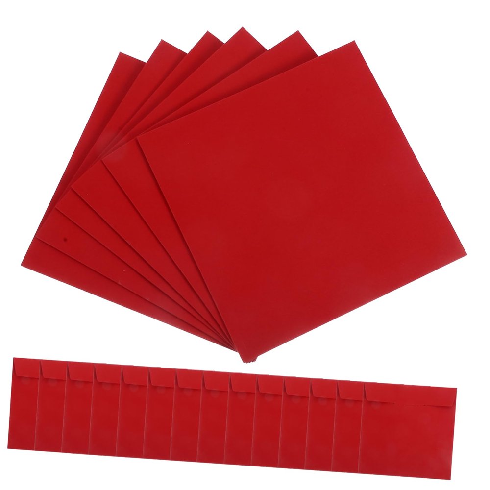 MUCKLILY 20pcs Paper CD Sleeves DVD Packaging Bags Scratch CD Storage Envelopes for Protecting from and Damage
