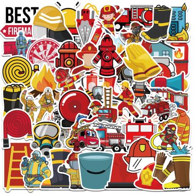 100 Pcs Fire Truck Stickers Decals Waterproof Vinyl Sticker Suitable for Water Bottles,Laptop,Luggage,Teens Adults,Keyboards,Backpacks,Skateboards,Helmet,Water Bottles,ScrapbooksFire Stickers