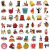100 Pcs Fire Truck Stickers Decals Waterproof Vinyl Sticker Suitable for Water Bottles,Laptop,Luggage,Teens Adults,Keyboards,Backpacks,Skateboards,Helmet,Water Bottles,ScrapbooksFire Stickers view 3