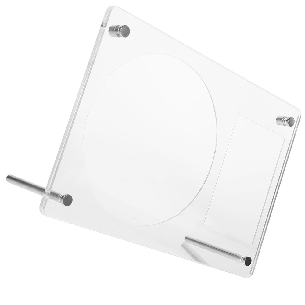Alipis Acrylic Photo Card Holder Display Stand Decorative Transparent Picture Frame for CD and Postcards for Home Decor and Memory Preservation CD Card