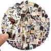 100Pcs Gothic StickersVintage StickersWitchy StickerDark Academia Sticker Decals Suitable for Water Bottles,Laptop,Luggage,Teens Adults,Keyboards,Backpacks,Skateboards,Water Bottles,Scrapbooks view 4