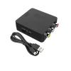 LINGQE 1080P R/CA AV to HDMI-Compatible HD to AV Composite Adapter Converter AV2HD Video Cable CVBS AV Adapter with USB Cable(AV to HDMI) view 3