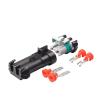 1/5/10/20/50 Sets 2 Pin Electronic Fan Headlamp Wiring Socket Power ABS Pump Black Water Proof Connector 15363990(2p Male,5 Sets_2P) view 3
