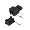 1/5/10/20/50 Sets 4 Pin 8K0973754 Door Lifter Switch Plug 8K0 973 754 Auto Wiring Harness Electrical Connectors(Army Green,1 Set) view 1