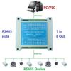 DC 8-30V 8 Port RS485 Hub Industrial Grade 485 Bus Repeater Serial Port Signal 100-1000Kbps view 3