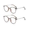 Jingyuton 2 Pack Fashion Myopia Distance Glasses For Men Women Blue Light Blocking Computer Nearsighted Glasses Oval Frame (Pebble, 1.75, Diopters) view 1