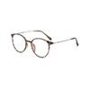 Jingyuton 2 Pack Fashion Myopia Distance Glasses For Men Women Blue Light Blocking Computer Nearsighted Glasses Oval Frame (Pebble, 1.75, Diopters) view 2