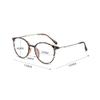 Jingyuton 2 Pack Fashion Myopia Distance Glasses For Men Women Blue Light Blocking Computer Nearsighted Glasses Oval Frame (Pebble, 1.75, Diopters) view 3