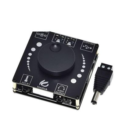 2x50W 5.0 Speaker Class D Audio Power 30W~200W HiFi Stereo Mini USB Music Sound Card App Digital AMP