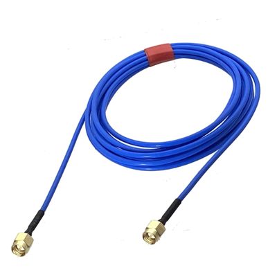 KUIQEO Video Connector R/F Connector SMA Male pl;/UG to SMA Male pl;/UG RG405 0.086" Bule Cable Semi-Rigid Flexible Pigtail 4inch~20M coaxial Cable(10M)