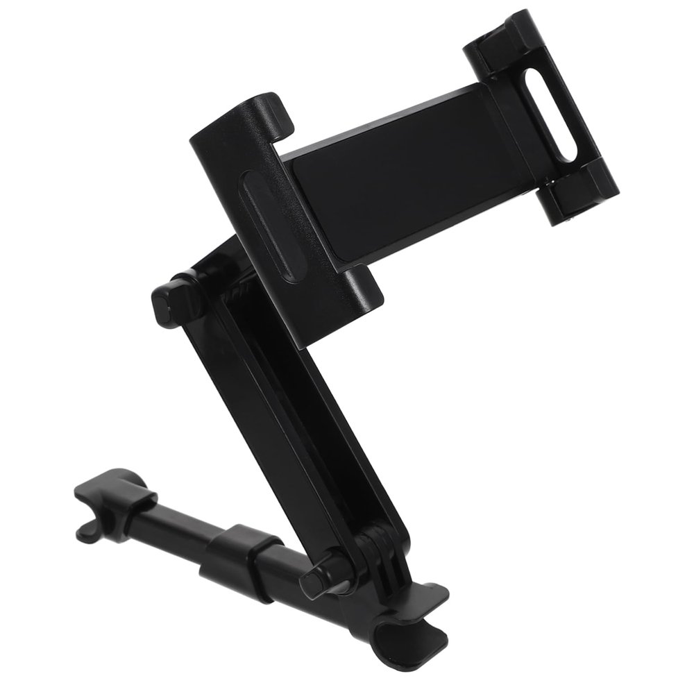 KOMBIUDA Adjustable Car Tablet Holder Headrest Phone Mount for Back Seat Universal Rear View Tablet Stand for Travel Compatible Most and Phones