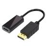 LINGQE 4K DisplayPort to HDMI-Compatible Adapter Male DP to Female HDMI-Compatible Cable Converter Video for HDTV PC Projector(DP 1080P 25cm) view 1