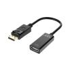 LINGQE 4K DisplayPort to HDMI-Compatible Adapter Male DP to Female HDMI-Compatible Cable Converter Video for HDTV PC Projector(DP 1080P 25cm) view 2
