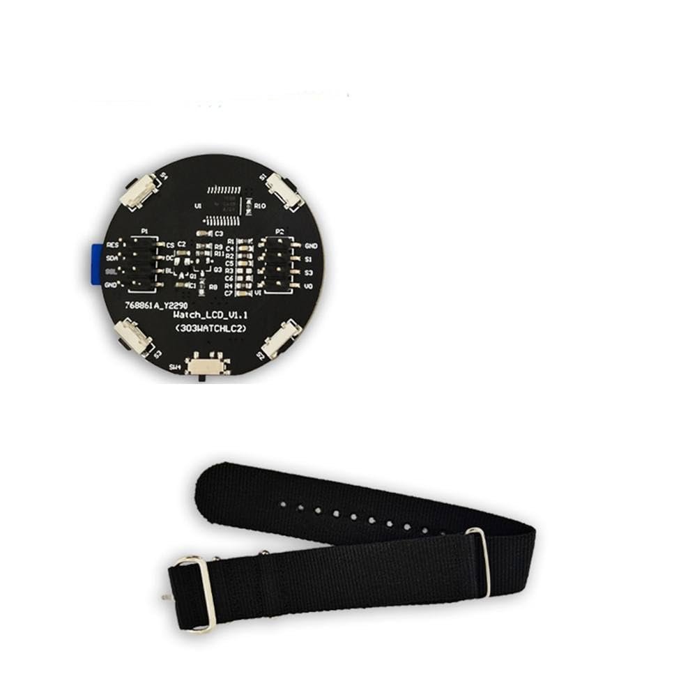 1.28-Inch Round Watch RP2040 Programmable Development Board Wearable Smartwatch with TFT Display