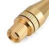 8 Pairs Copper Speaker Spike Isolation Stand with Base Pad Feet Mat, Gold Plated, Height Tunable, Vibration Minimizing for Fidelity Sound view 4