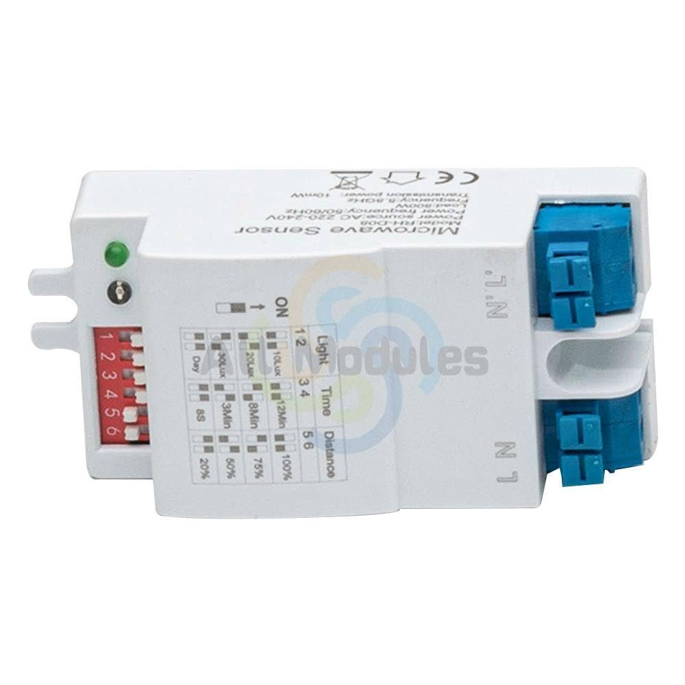 5.8G Microwave Radar Sensor Switch DIP AC 220-240V DIP Radar Sensor Module Motion Detector