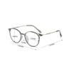 Jingyuton 2 Pack Fashion Myopia Distance Glasses For Men Women Blue Light Blocking Computer Nearsighted Glasses Oval Frame (Gray, 3.75, Diopters) view 3
