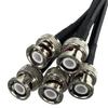 mangxiyis RG58 BNC Male Plug to BNC Male Plug Crimp Connector R*/F Pigtail Coax Cable Wire terminals 6inch~10FT(4Pcs,3FT (1M)) view 2