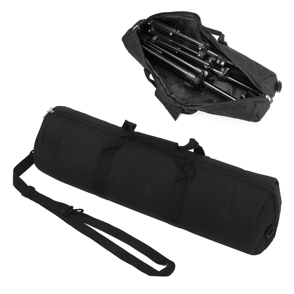 GOWENIC Tripod Carrying Case Bag, Oxford Cloth Thickened Tripod Storage Bag with Shoulder Straps for Microphone Stands, Tent Poles, LED Light Setups, Telescopes, etc (S)