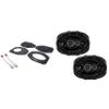 Kicker 43DSC69304 6x9 DS-Series Coaxial Speakers and Sound Bar Mounting Kit Compatible with Jeep JL (2018-2023) & JT (2020-2023) view 1