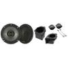 Kicker 51KSC6504 6.5" KSC Coaxial Speakers and Front 6.5" Speaker Pods with Tweeter Adaptors Compatible with Jeep JL (2018-2023) & JT (2020-2023) view 1