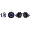 KICKER 51MSC65 6.5" Premium Marine LED Speakers and Front-Kick 6.5in Speaker Pods Compatible with CanAm X3 2017-2025 view 1
