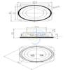 40mm 1.5 Inch Internal Magnetic Speaker 4 Ohm 5W Bass Multimedia Speaker Frequency Speaker DIY Stereo Home Theater Subwoofer view 3