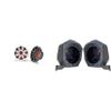 KICKER 45KM654L 6.5" LED Marine Speakers and Rear Speaker Pod 6.5in Compatible with Ford Bronco 2021-2024 4-Door view 1