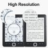 6 Inch, BK6033 HD Ink Screen Portable Electronic Book Reader Built in 8G Memory, Brightness Adjustable Eye Friendly eBook Readers for Kids Adults Seniors view 3