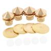 FELTECHELECTR 4pcs Spring Speaker Isolation Feet Audio Isolation Feet for Speakers Easy Install view 1