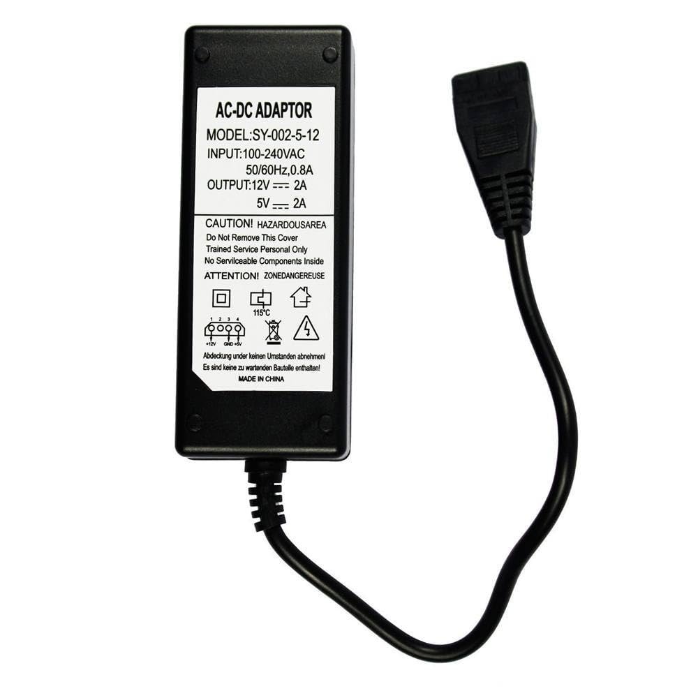 12V 5V 2A Optical Drive Hard Disk Power Supply USB to SATA/IDE Parallel Port Power Adapter Module