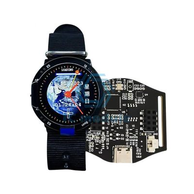 1.28-Inch Round Watch RP2040 Programmable Development Board Wearable Smartwatch with TFT Display