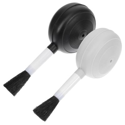 BUGUUYO 2pcs Air Dust Blower and Soft Brush Kit for Camera Lens and PC Cleaning Lightweight Compressed Air Pump and Brush Set for Sensor and Lens Maintenance
