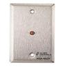 Alarm Controls RP-28LBLUE Remote Wall Plate Single Gang, 1/2" Blue LED, Stainless Steel view 1