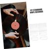 ABOOFAN 25pcs Record Sleeves Transparent Adhesive Protection for Standard Records Outer Covers for Collectors Safeguards Against Scratches and Damage view 3