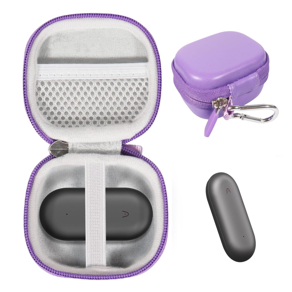 Alltravel Case for AI Voice Recorder Compatible with PLAUD NotePin Voice Recorder (Purple)